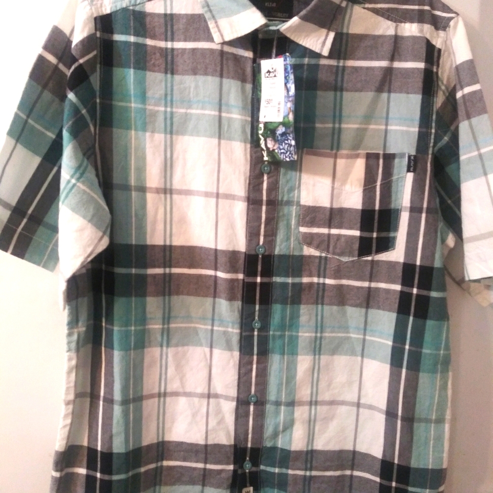 NWT KAVU Men Short Sleeve Shirt Sz S
